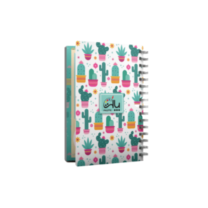 دفتر سیمی فانتزی طرح کاکتوس